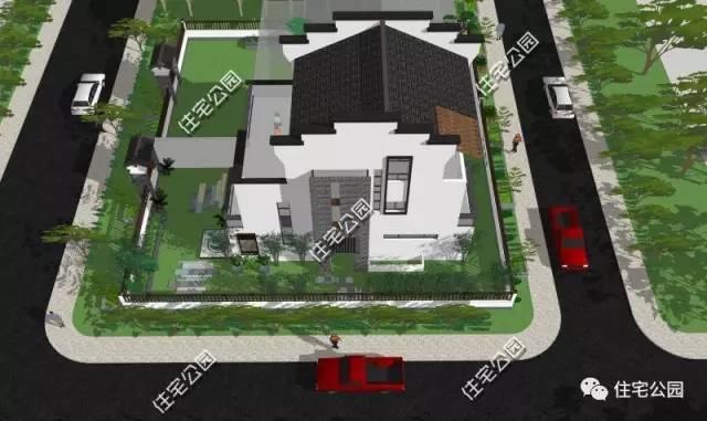 20萬自建3層徽派別墅，帶露臺小院，含平面圖！