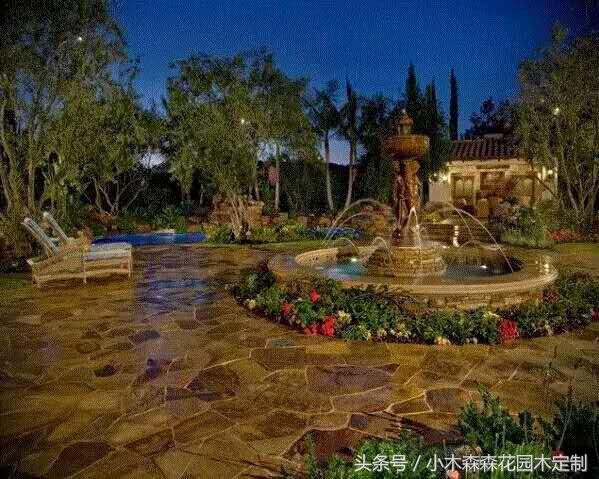 別墅花園之魚池設(shè)計