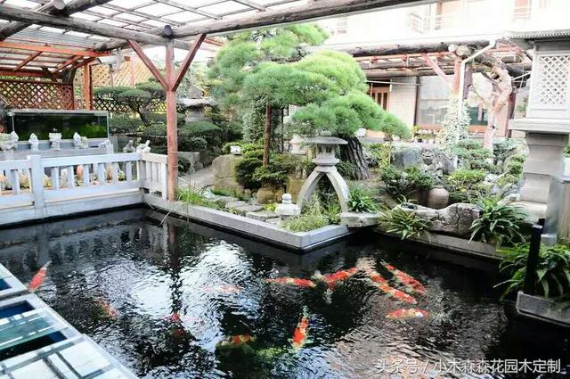 別墅花園之魚池設(shè)計