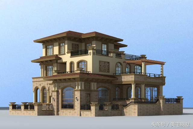 18X18超級豪華歐式別墅，您想要的功能它都有