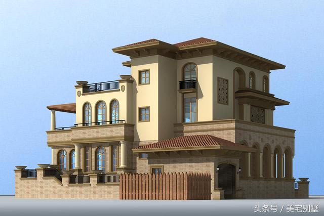 18X18超級豪華歐式別墅，您想要的功能它都有