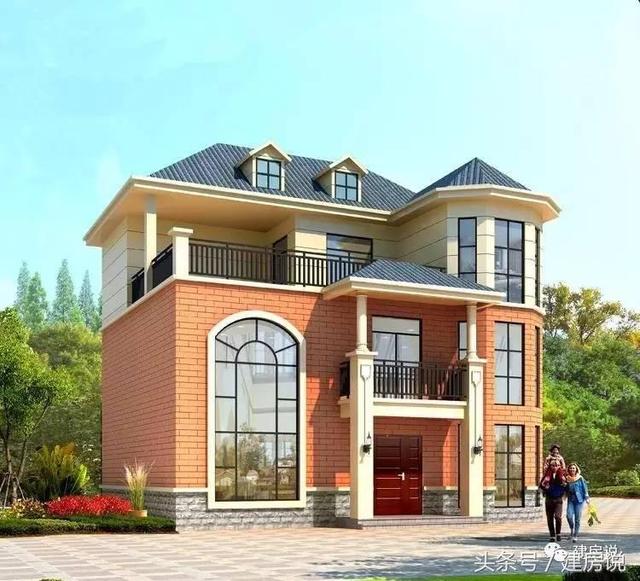 無(wú)法抗拒的美墅！三層復(fù)式客廳帶涼亭露臺(tái)別墅設(shè)計(jì)欣賞