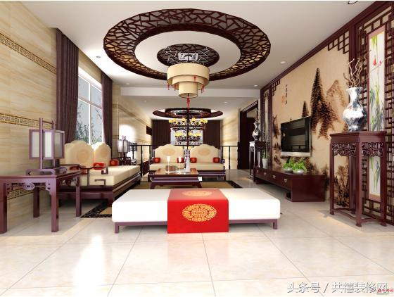 30萬(wàn)打造南寧御龍灣別墅古典中式風(fēng)格裝修效果圖