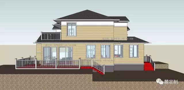 自建338平米現(xiàn)代風(fēng)格經(jīng)典鄉(xiāng)村別墅全套圖紙