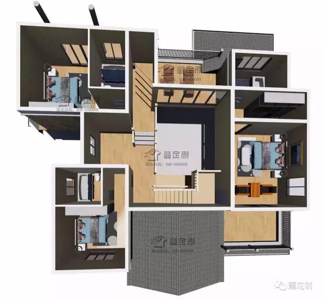 自建338平米現(xiàn)代風(fēng)格經(jīng)典鄉(xiāng)村別墅全套圖紙