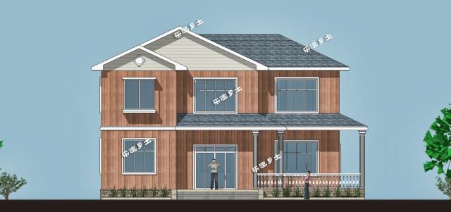 二層木屋別墅設(shè)計(jì)案例分享，親近大自然！