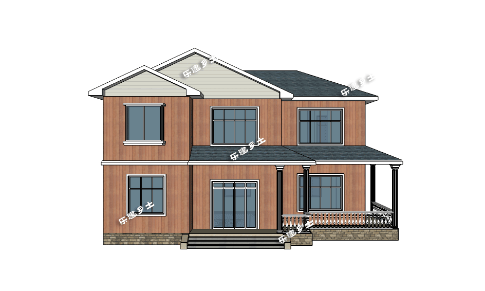 二層木屋別墅設(shè)計(jì)案例分享，親近大自然！