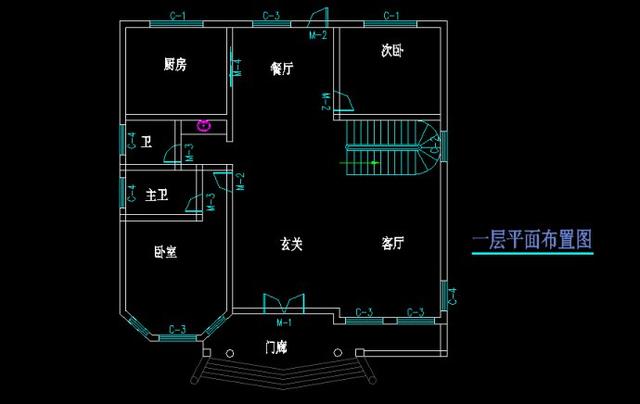 農(nóng)村二層半復(fù)式客廳自建別墅 豪華三層自建房復(fù)式別墅效果圖！
