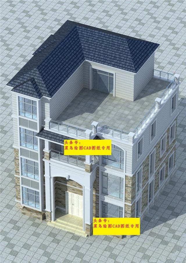 45萬建4層別墅！框架結(jié)構(gòu)（樁基），帶夾層客廳、玄關(guān)、娛樂室