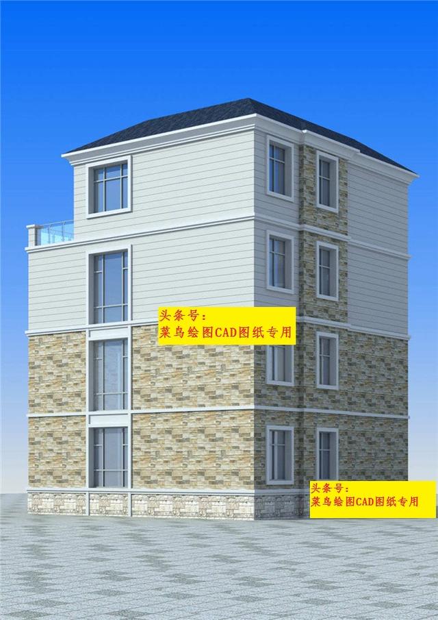 45萬建4層別墅！框架結(jié)構(gòu)（樁基），帶夾層客廳、玄關(guān)、娛樂室