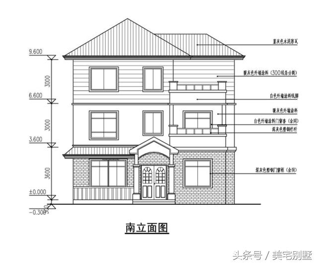 11X12 實用型小別墅，布局合理，5個臥室，雙露臺