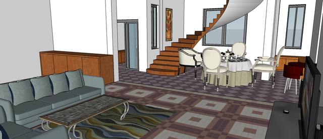 易蓋房圖紙：12X11米農(nóng)村別墅，挑空客廳+旋轉(zhuǎn)樓梯，戶型棒