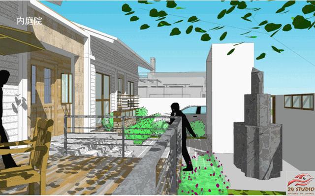 內有天井上有天窗的二層別墅——24建筑設計案例