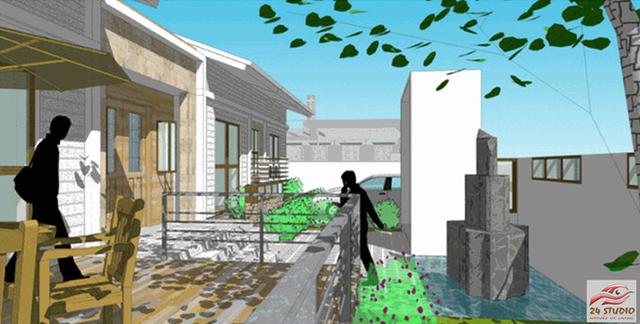 內有天井上有天窗的二層別墅——24建筑設計案例