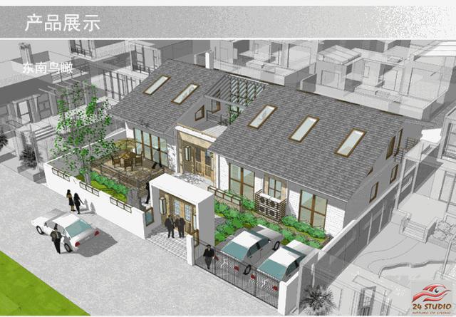 內有天井上有天窗的二層別墅——24建筑設計案例