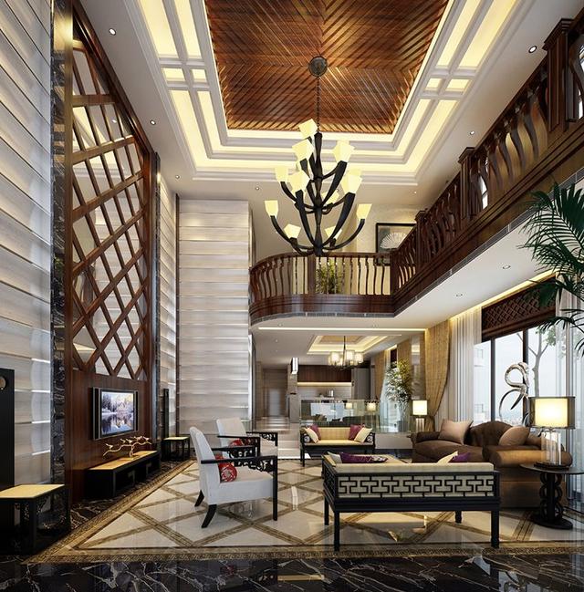 460平米別墅 現(xiàn)代新中式室內(nèi)設(shè)計風(fēng)格