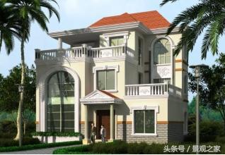 新農(nóng)村三層自建房設(shè)計(jì)施工圖，農(nóng)村別墅戶型圖