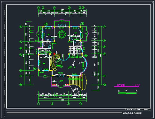 2024年最新三層帶閣樓地下室復(fù)古獨棟別墅設(shè)計圖
