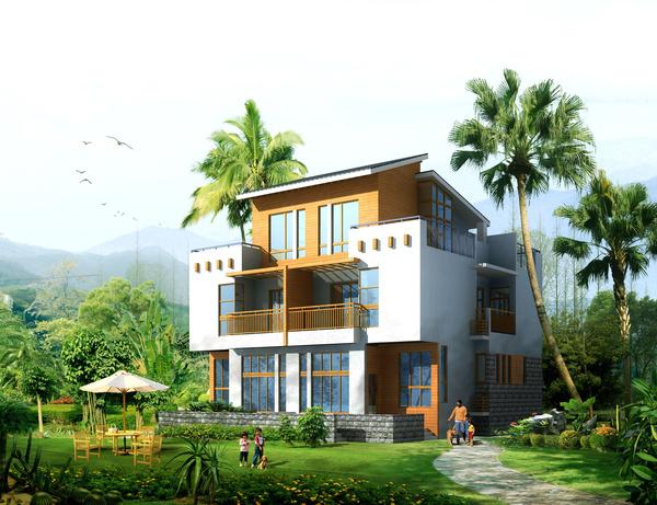 16套雙拼別墅合集，家有二胎這樣建別墅更實在哦