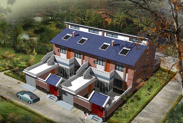 16套雙拼別墅合集，家有二胎這樣建別墅更實在哦