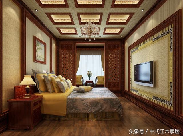 中式紅木家裝裝修豪宅別墅如夢(mèng)回清朝