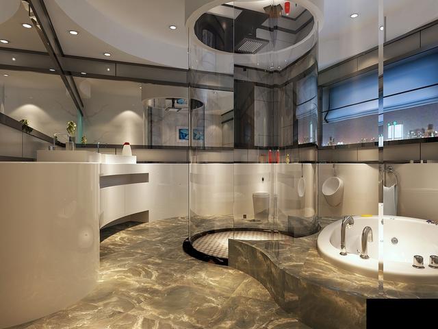 200平別墅裝修好了，很漂亮，看了衛(wèi)生間真害羞