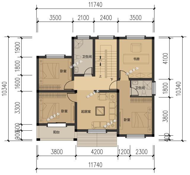 12x10米三層簡(jiǎn)歐別墅，樸實(shí)的農(nóng)村住房設(shè)計(jì)