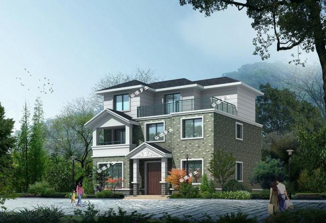 12x10米三層簡(jiǎn)歐別墅，樸實(shí)的農(nóng)村住房設(shè)計(jì)