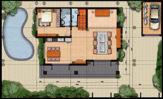 12X10米小別墅，洋氣外觀，舒適布局！