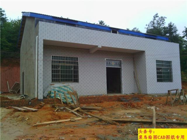 8萬建一層半鄉(xiāng)村平房別墅！帶夾層斜頂，外觀造型簡(jiǎn)潔，布置合理