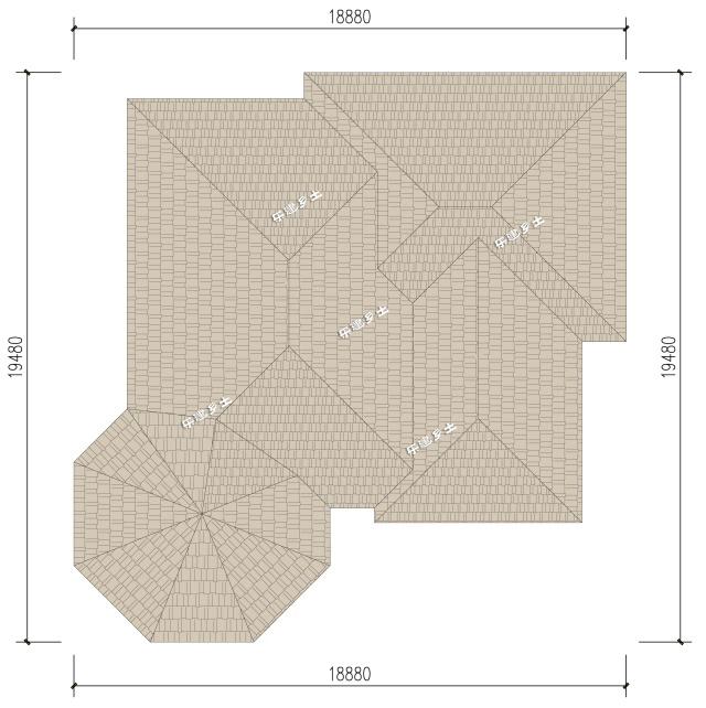 16x17米二層歐式風格別墅設計