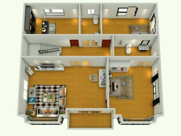 28萬二層鄉(xiāng)村別墅戶型圖，這個室內(nèi)設(shè)計合理嗎