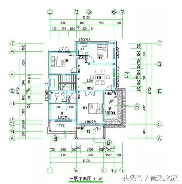3套3層農(nóng)村小別墅，收了回家去蓋（含設計圖）
