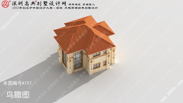 別墅外觀設計大全首層101平方米圖紙編號A157