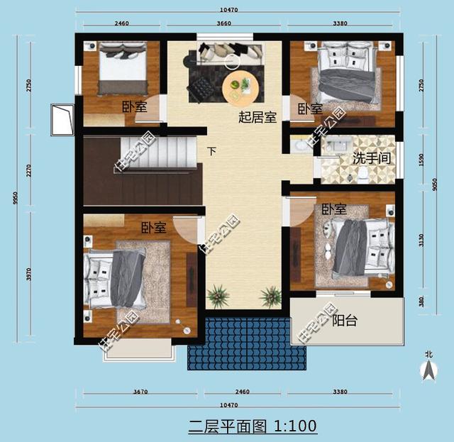 30萬(wàn)享庭院生活，精選3款農(nóng)村別墅圖紙，院子花園都有
