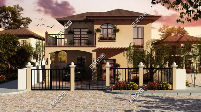 30萬(wàn)享庭院生活，精選3款農(nóng)村別墅圖紙，院子花園都有