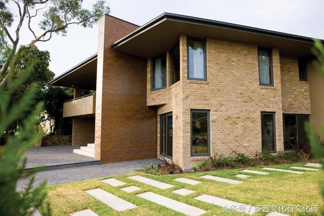 色彩如何定義建筑，人造文化磚設計案例連載（八）平層別墅