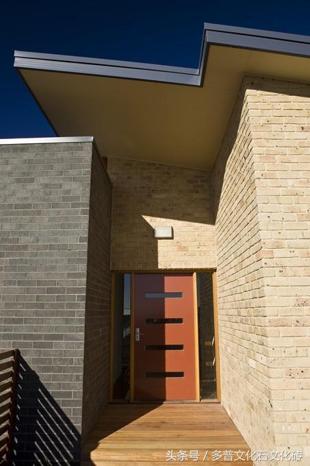色彩如何定義建筑，人造文化磚設計案例連載（八）平層別墅