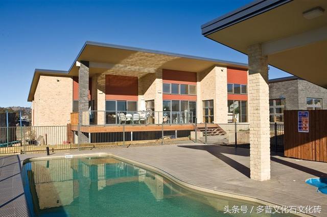 色彩如何定義建筑，人造文化磚設計案例連載（八）平層別墅