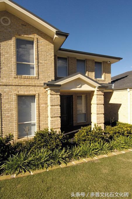 色彩如何定義建筑，人造文化磚設計案例連載（八）平層別墅