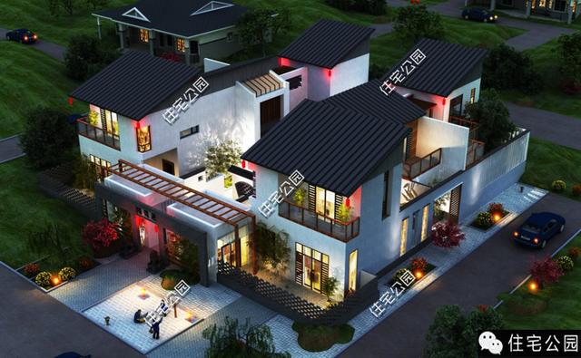 兄弟和睦建雙拼小院，從外面看根本看不出是兩戶(hù)人家！