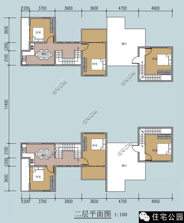 兄弟和睦建雙拼小院，從外面看根本看不出是兩戶(hù)人家！
