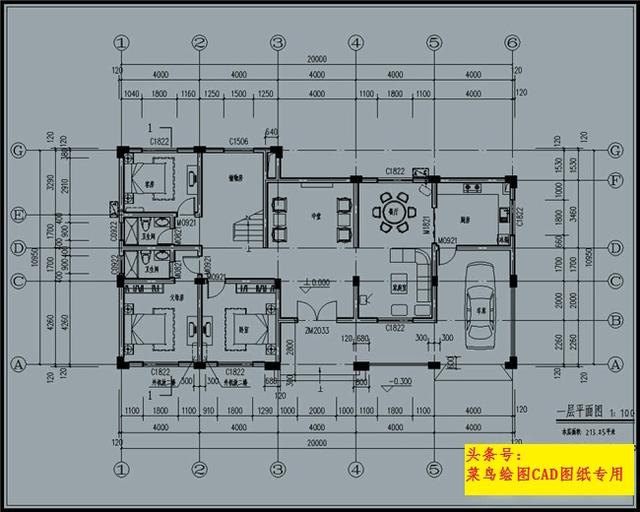 36萬建2層別墅！外觀造型美觀大方，帶連廊、中堂、室內(nèi)停車庫