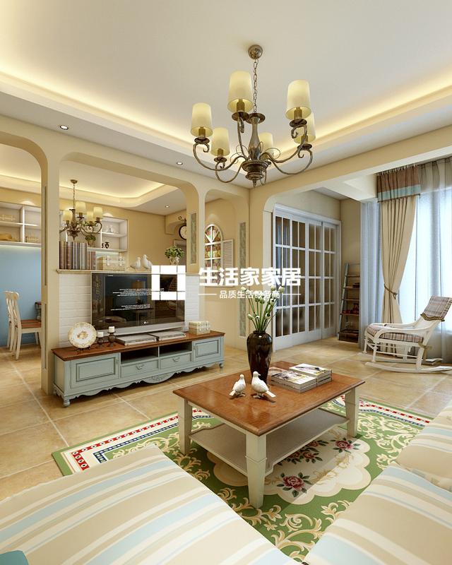 都鐸城邦三層別墅地中海裝修，朋友都贊不絕口