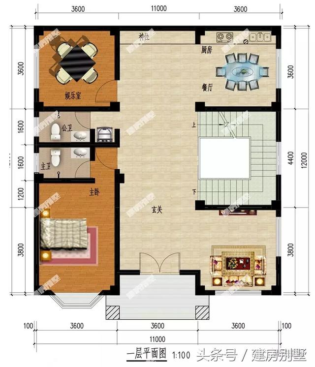 帶飄窗和大露臺(tái)的三層簡(jiǎn)約別墅圖，這么好的房子讓你無(wú)可挑剔