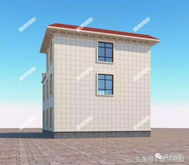 帶飄窗和大露臺(tái)的三層簡(jiǎn)約別墅圖，這么好的房子讓你無(wú)可挑剔