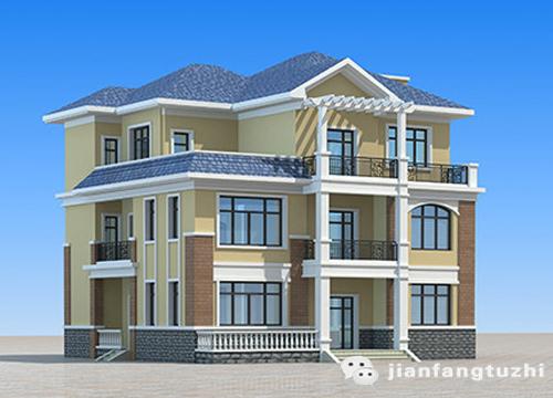 三層全套Cad別墅施工圖現(xiàn)代時(shí)尚四面開窗 3廳11室5衛(wèi)15×13帶多功能房棋牌室