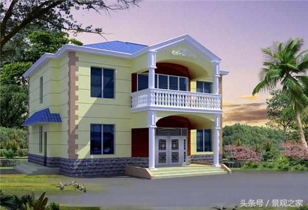 二層新農(nóng)村別墅，農(nóng)村自建房設(shè)計