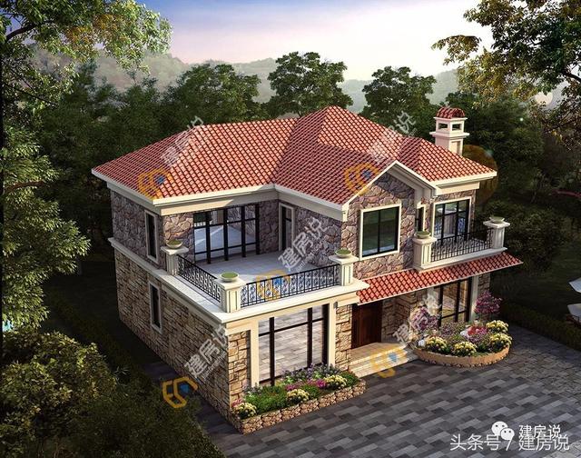 我在老家建好這幢別墅，老鐵們紛紛表示也要建個這樣的