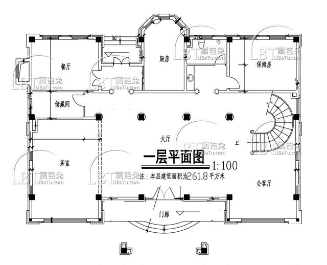 村長(zhǎng)家的豪華歐式別墅，和鄰居家的土別墅真是沒法比！圖紙齊全！